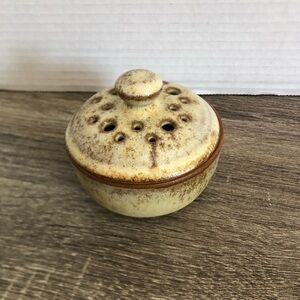 Handmade Pottery Garlic Keeper